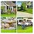 GILPWA 10 Panel No Dig Decorative Garden Fence, 32in(H)×24Ft(L)