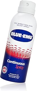 Blue-Emu Continuous Pain Relief Spray for Fast-Acting Joint & Muscle Relief, 4 Oz, 1 Pack