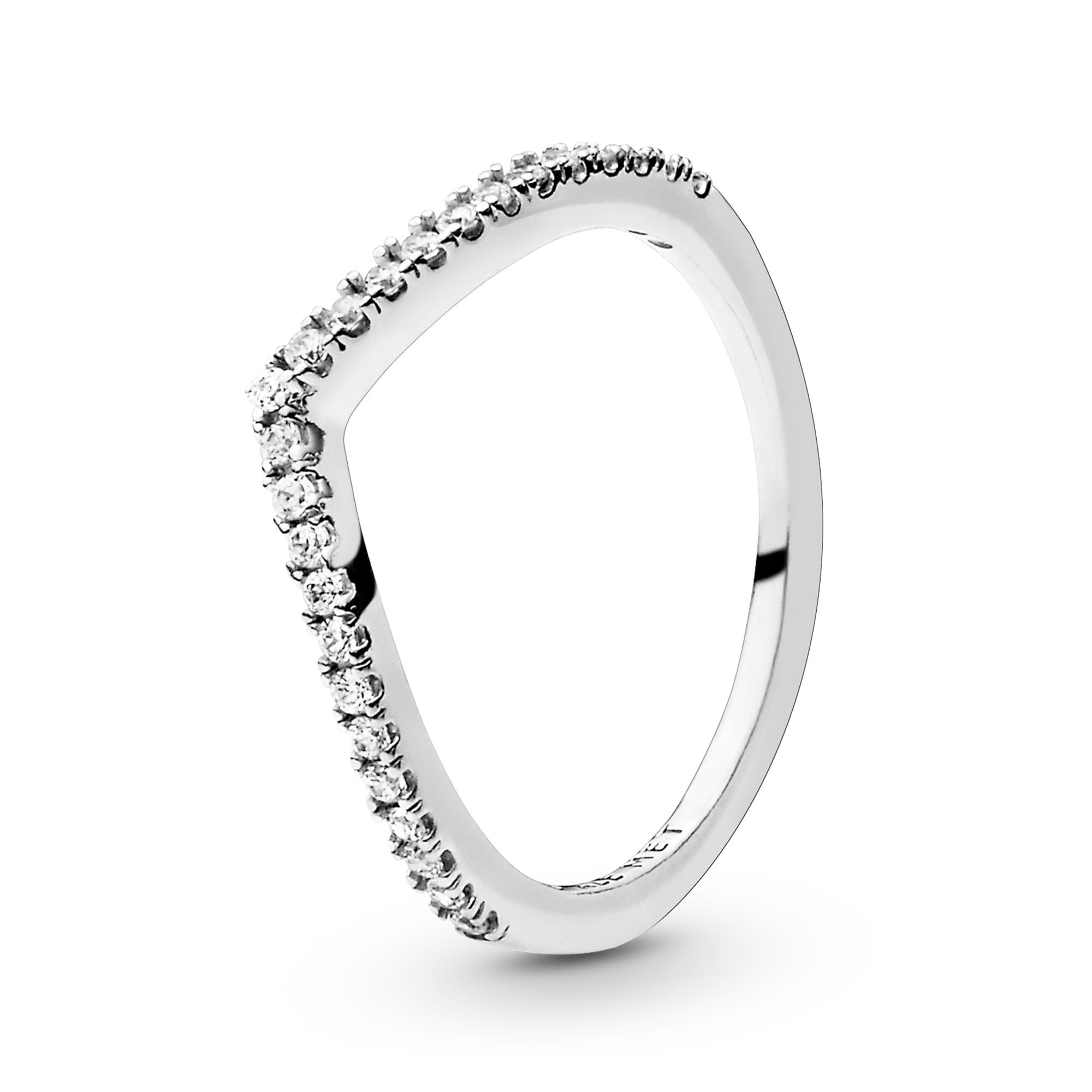 Pandora Timeless - Anillo de plata de ley con circonita cúbica brillante para mujer