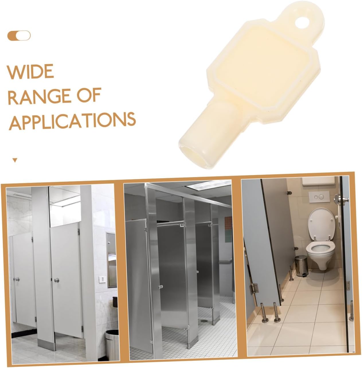 Hemobllo Toilet Paper Dispenser Paper Towel Holder Replacement for Toilet Tissue and Soap Dispensers Decorative Tissue Box Unlocking Tool