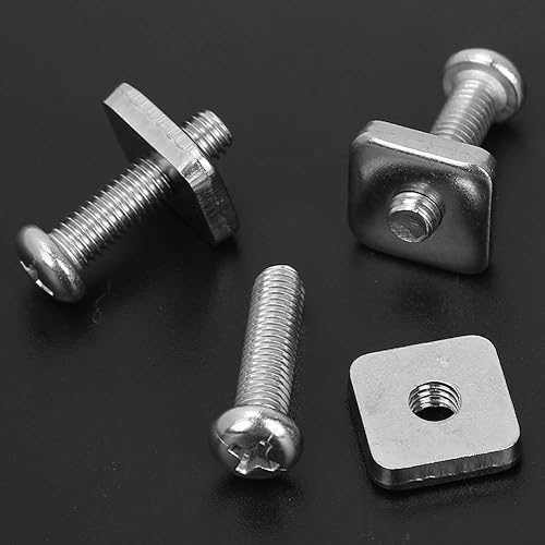 Miniatura 2 de knitting machine Tornillo de aleta de acero inoxidable, ajuste simple, tornillo de aleta de cola de tabla de surf, M5 para aleta única de plástico,