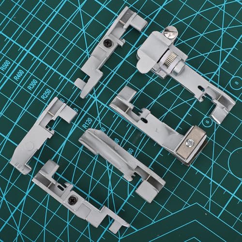 Set de 6 prensatelas para máquina de coser overlock miniatura 5
