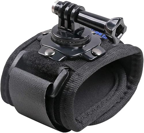Soporte para correa de muñeca, correa de montaje de brazo giratoria de 360 compatible con GoPro Hero 1312111098765 negro, DJI Action 65 pro43, Insta
