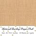 Printable Natural Burlap Paper Pad | Burlap scrapbooking supplies | Laminated Burlap Paper for Burlap Prints | Burlap card stock - Size 8.5 inches x 11 inches - 10 sheets in 1 pack