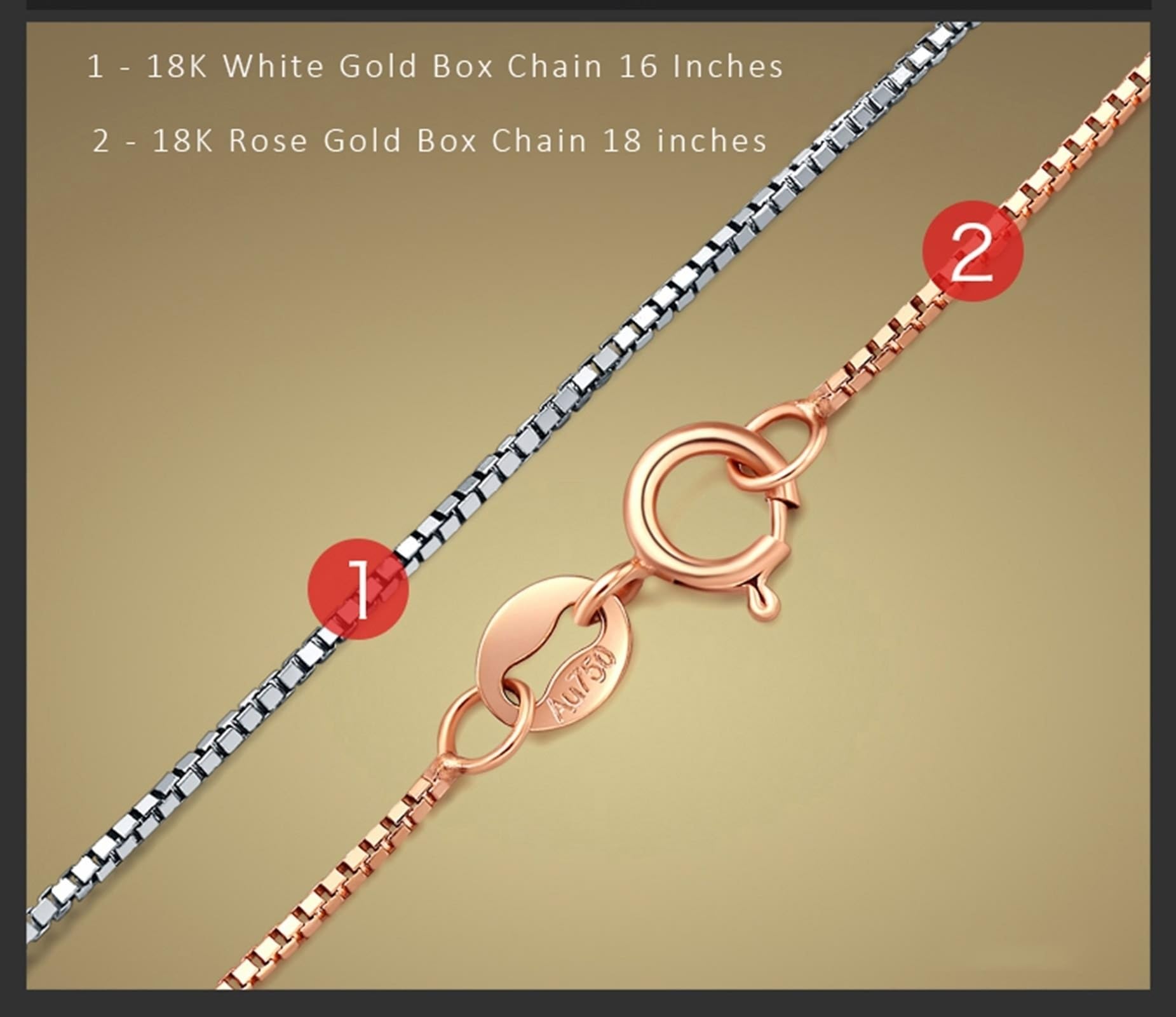 Collar de oro rosa de 18 quilates Au750, cadena de ancla/cadena veneciana/colgante Rolokette colgante, collar para mujer, collar de oro rosa de 18 quilates, collar para mujer, joyas