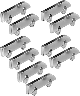 Aexit 5mm Groove Material Handling Width Twin Wheels Sliding Rollers Showcase Glass Snatch Blocks Pulleys 10pcs
