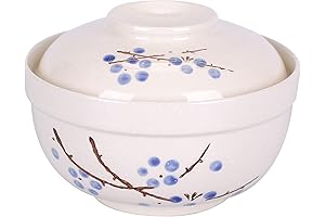 Exquisite Ceramic Bowl with Lid: An Epicurean Masterpiece Preserving Warmth