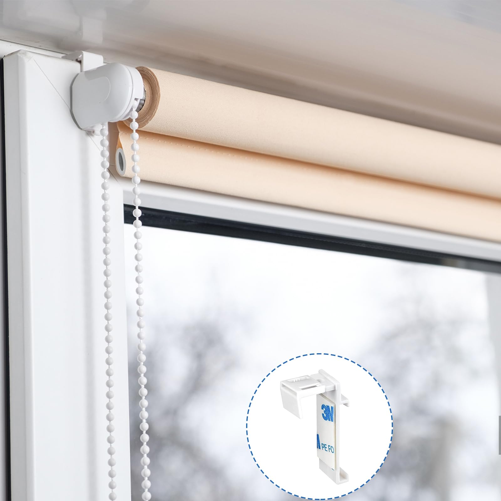 Supports Serrage Store Supports Store Klemmfix Lot 4 - Fixation Sans Perçage Pour Fenêtres PVC Supports Store Klemmfix Sans Perçage