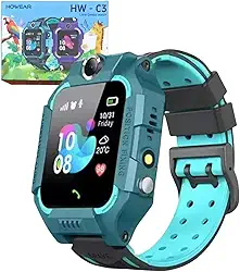 Relógio Smart watch Infantil com GPS Câmera Chip Rastreamento Hw C3 (Verde)