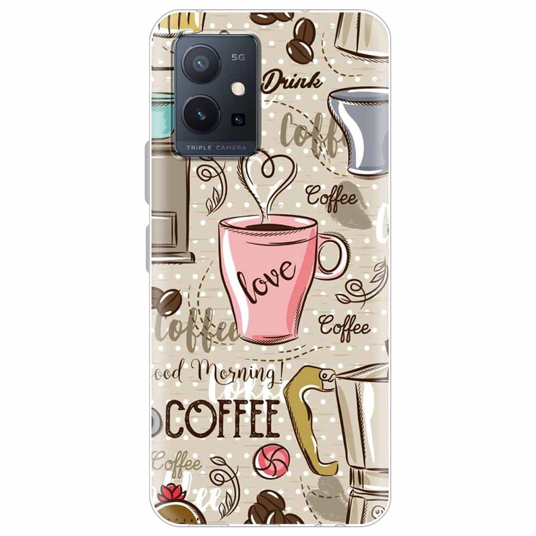 Fashionury Back Cover for Vivo Y75 5G Designer | Printed|Transparent |Flexible| Silicon-D0007 (B09X7FD351) Amazon Price History, Amazon Price Tracker