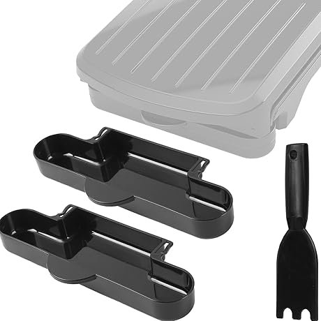 TonGass Replacement Drip Tray Pans for 2-Serving Classic Plate Grill and Panini Press