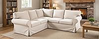 Vista 4 de The Sofa Cover Replacement is Custom Made for IKEA Ektorp 2 + 2 Sectional Corner Sofa. Cover Only. Ektorp Slipcover Replacement
