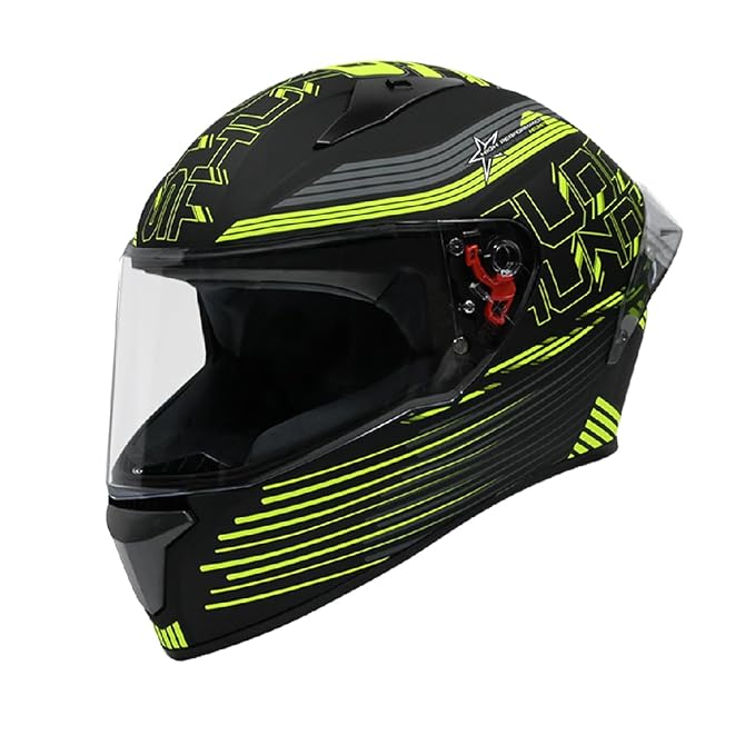 Studds Thunder D11 Isi and Dot Certified Full Face Motorcycling Helmet for Men and Women with Clear Visor