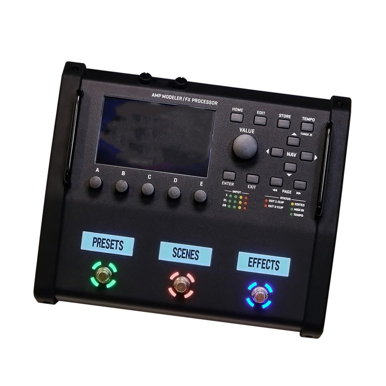 Wzmacniacz Efektów Gitarowych Multi Effects Z Symulacją Opóźnienia I Pogłosu Akcesoria