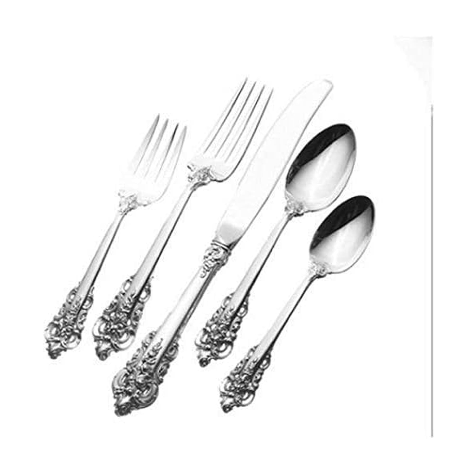 Amazon.com | Wallace Grande Baroque 5-Piece Place Setting (Dinner