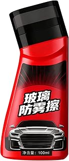 車のガラスの曇り止め - デフォッガー 100ml、窓掃除用ポリッシュ剤、長期的な視界保護フォーミュラ |自動車内外装のガラスケア 、自動車クリーニングワイプ、曇り便利