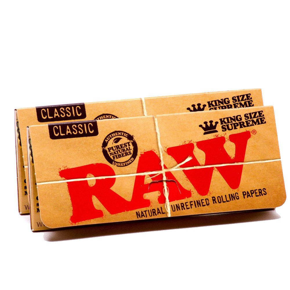 RAWhttps://www.amazon.com/gp/product/B0057KTAB8 King Size Supreme Rolling Papers-2Pk