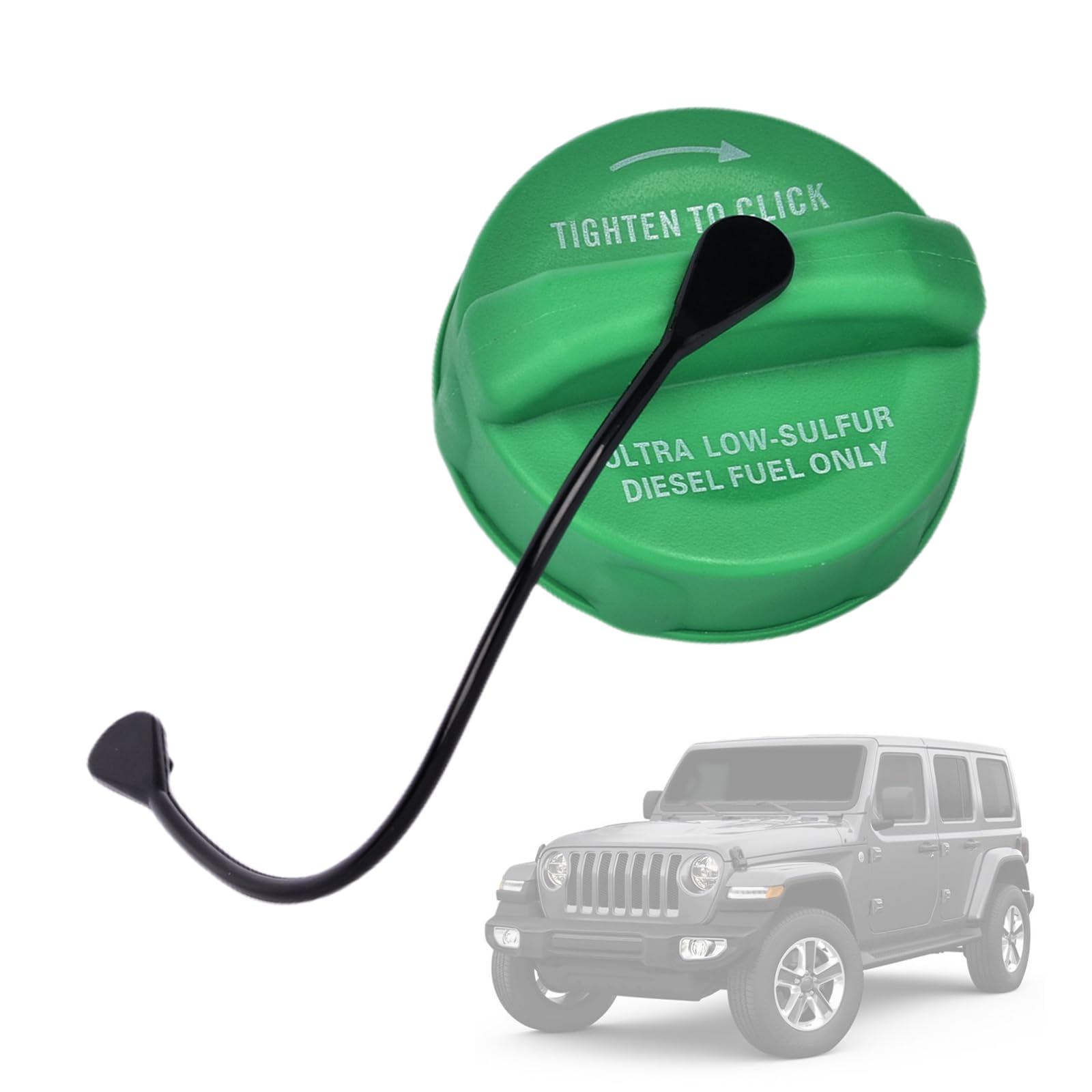 52013994AB Gas Cap Fuel Cap Compatible with Dodge Ram 2500 3500 4500 5500 2007-2021 Jeep Wrangler Grand Cherokee