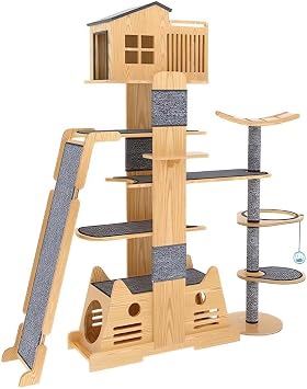 Cat Tree Tower House for Large Cats Style D