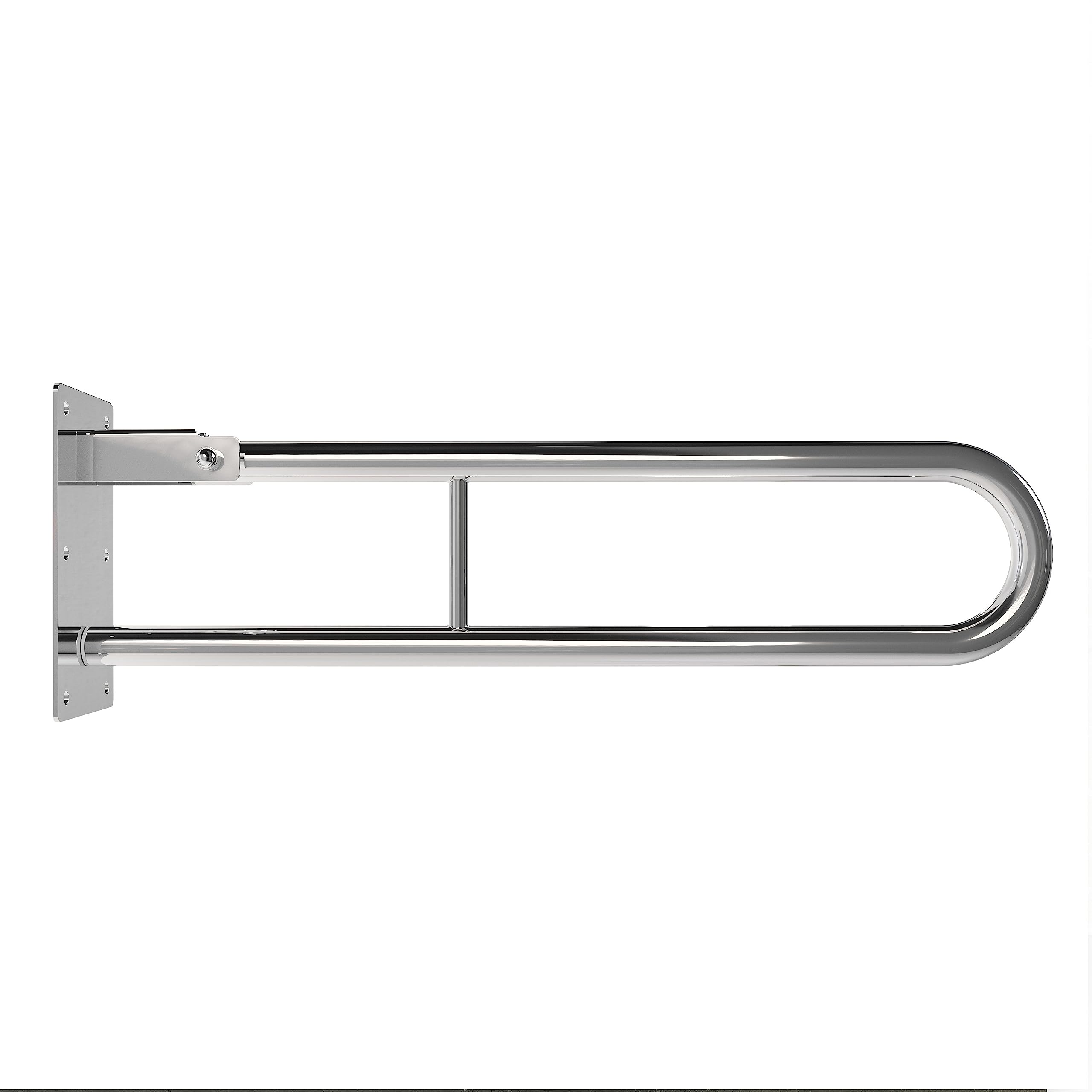 Aquabad® Barra de Apoyo abatible de acero inoxidable, 50 cm