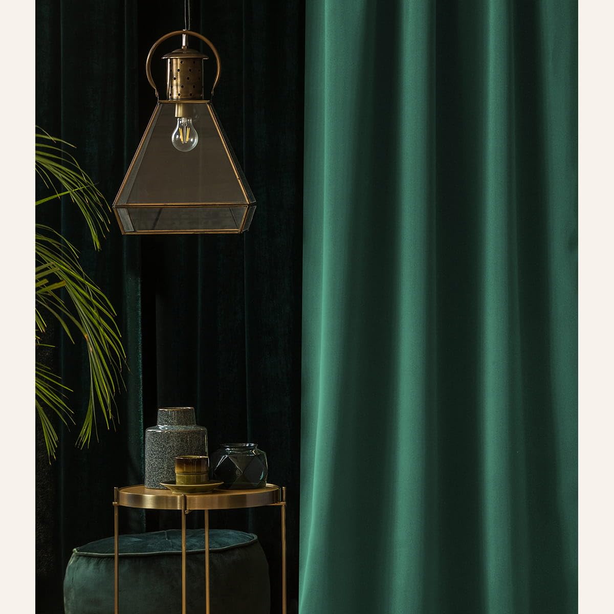 ROOM99 Aura Curtain with Ruffle Tape, 140 x 250 cm, Width x Height Sliding Curtains, Modern Curtain, Living Room, Bedroom - Image 3