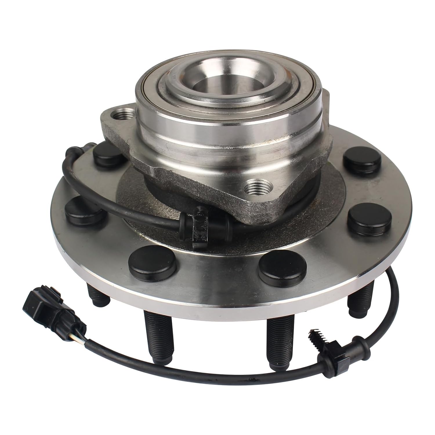 KUSATEC 515089 Front Wheel Bearing and Hub Assembly Compatible with 2003-2005 Dodge Ram 2500 3500, 8 Lug Bolts w/ABS
