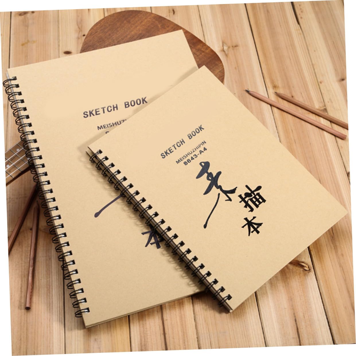 TEHAUX Carnet De Croquis Portable 8k En Papier Épais, Lot De 2 Pour Étudiants, Amateurs De Dessin, Format Compact, Léger Et Solide, Adapté Aux Voyages Et Activités Extérieures