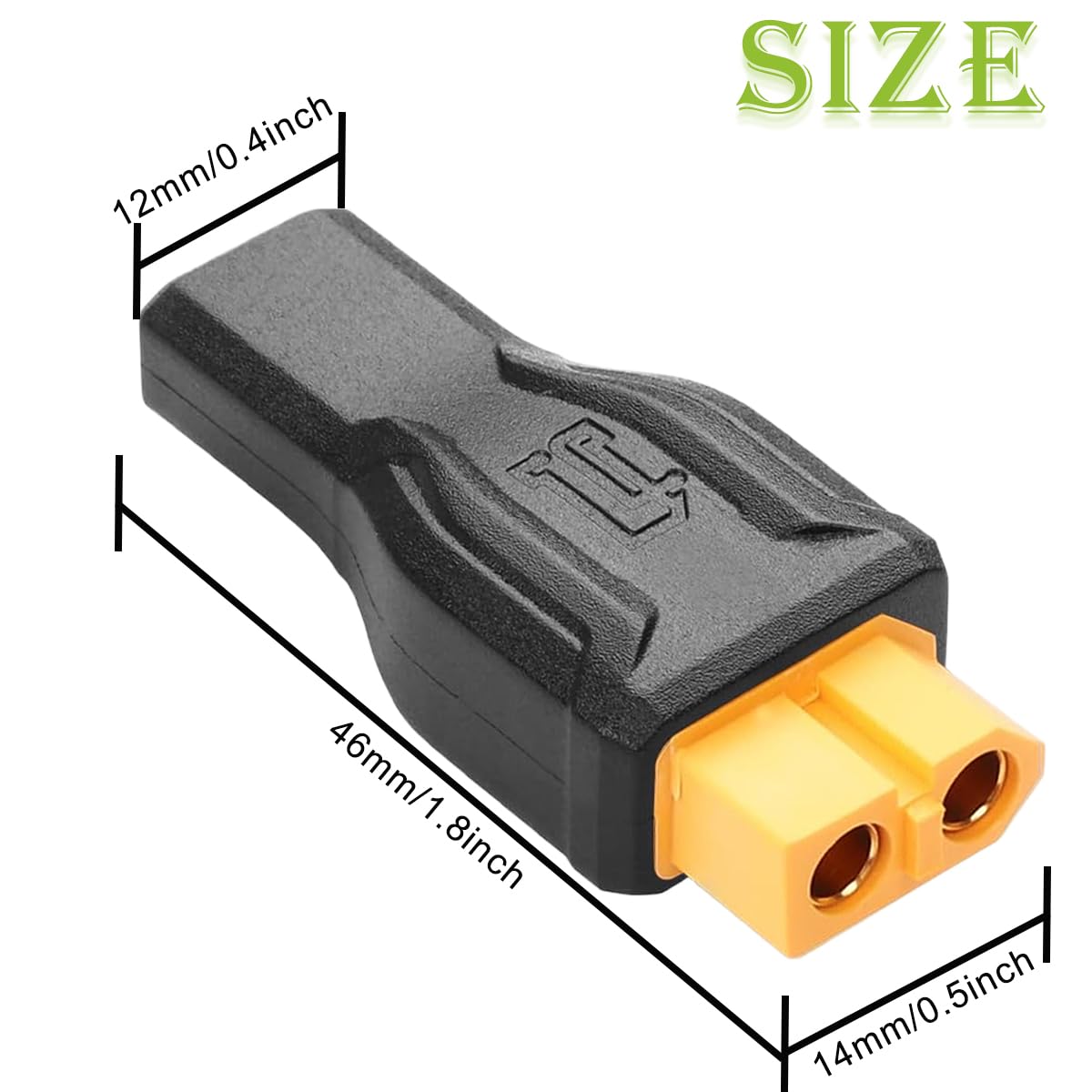 Xiatiaosann 4 szt. Adapter USB C do XT60 USB typu C żeński do XT60 żeński adapter przedłużający do akumulatora LiPo samochód RC FPV Dron Laptop