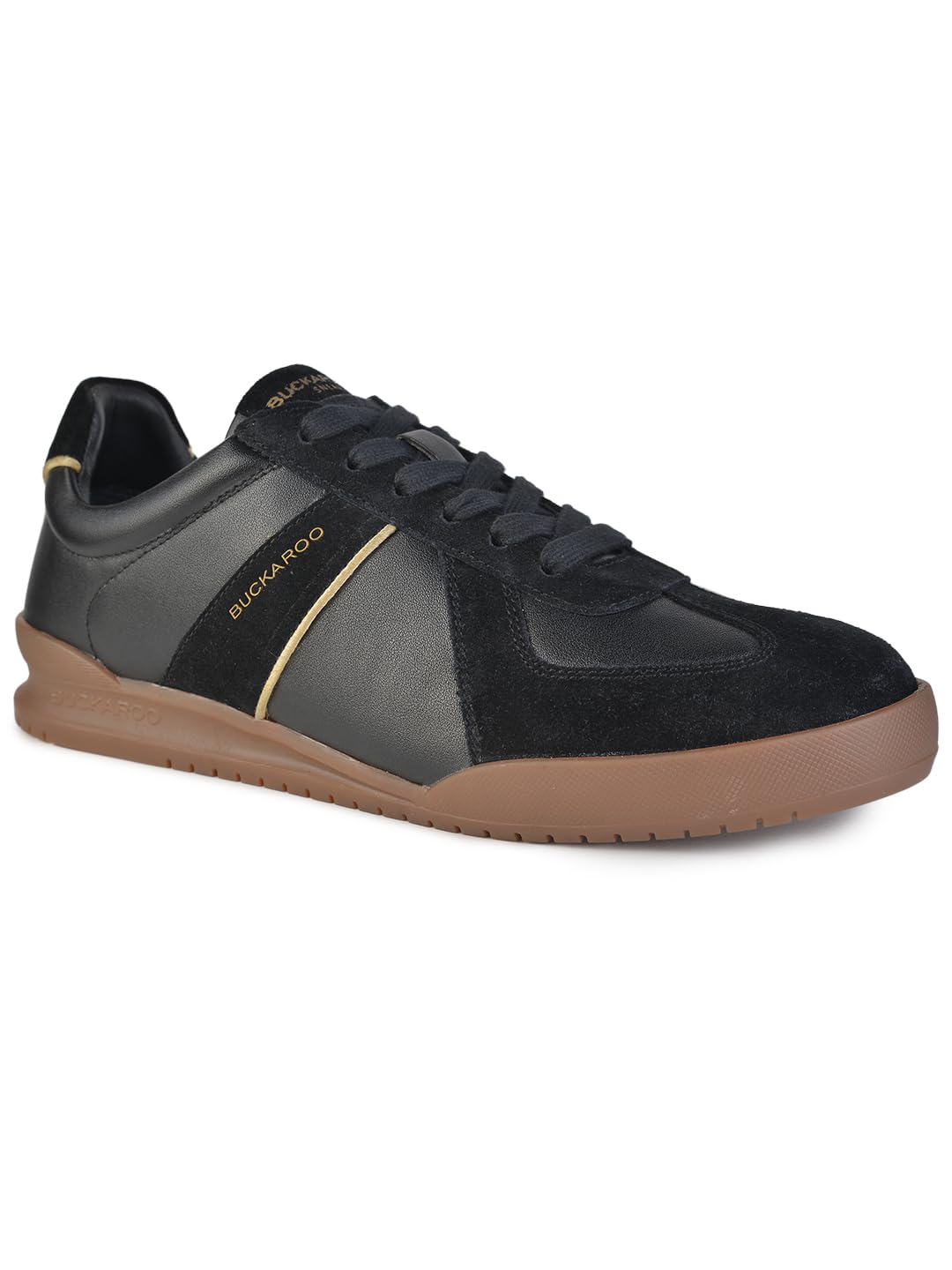 buckaroo Archi Vegan + Suede Leather Casual Shoes for Men-picture-31