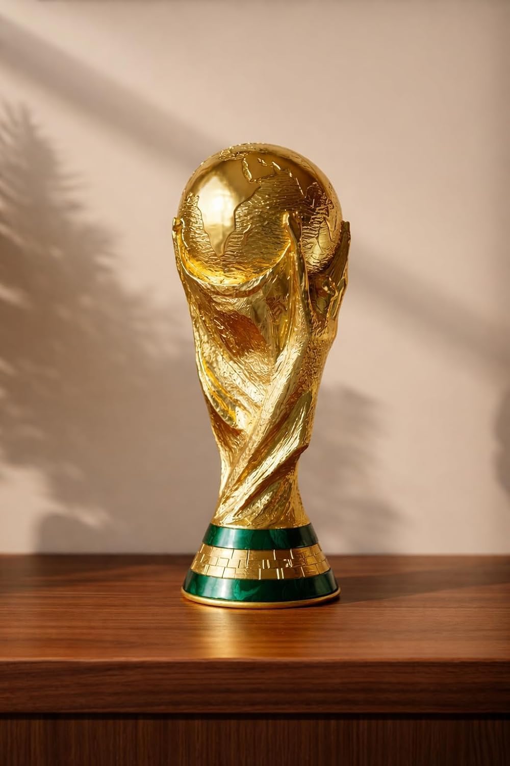 FI FA Football Trophy Cup Showpiece | Soccer Championship Replica Statue for Home Decor, Office Table & Study Desk | Sports Theme Decorative Gift for Men & Boys