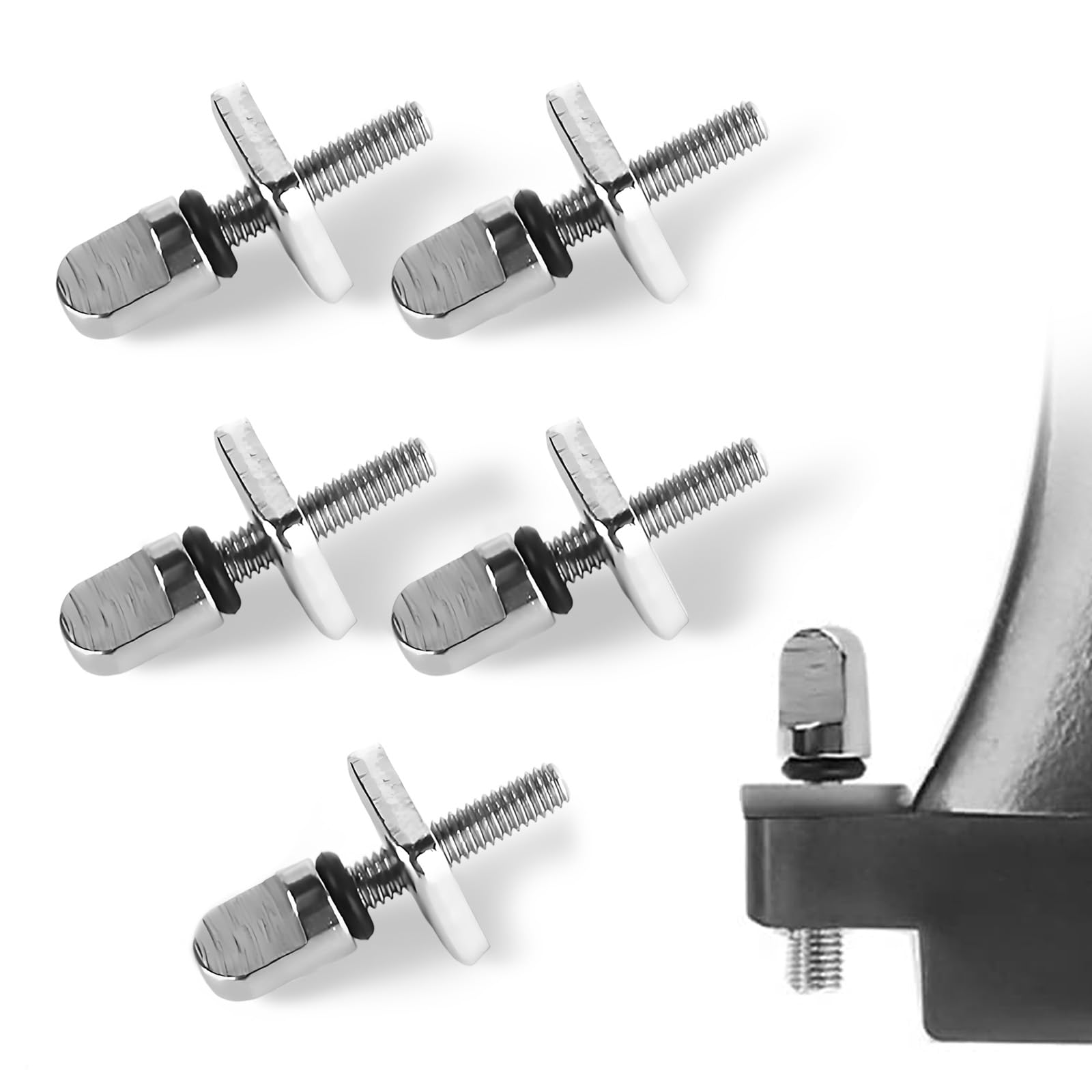 5 Piezas Tornillo para Tabla Surf – para Tornillo Aleta Deslizante, Kit de Repuesto Acero Inoxidable, Compatible para Mistral Tornillo quilla Padel Surf