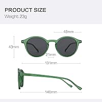 Vista 132 de ZENOTTIC Lentes de sol redondos polarizados, elegantes lentes de sol para hombres y mujeres, retro clásicos, selección de varios estilos