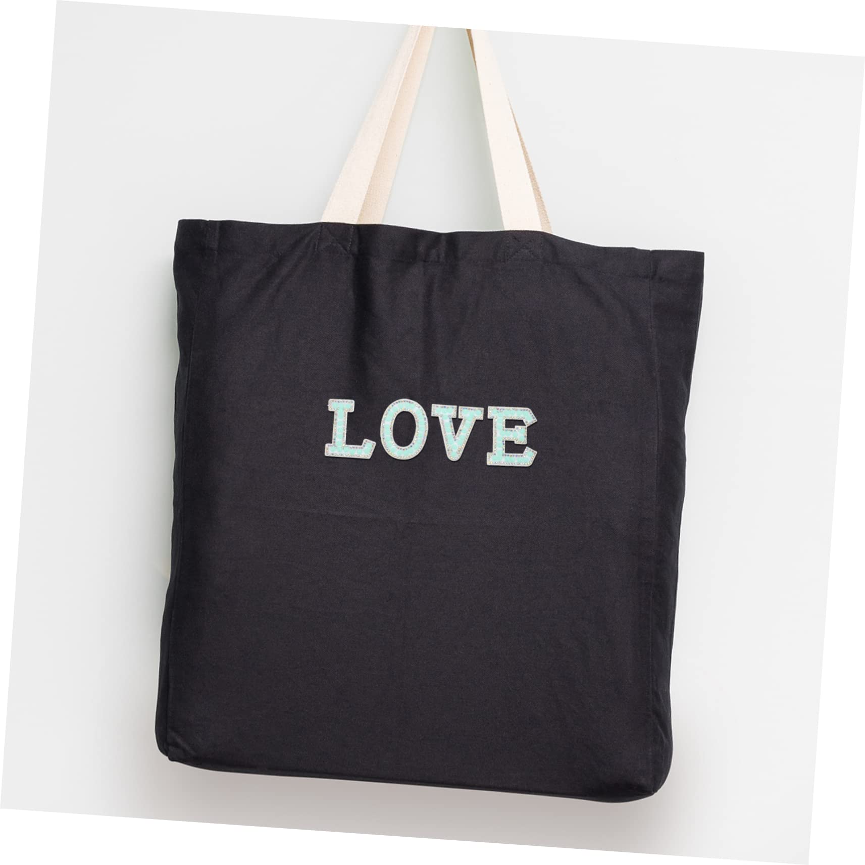 STOBOK 104pezzi Patches Lettera Glitterati Per Abbigliamento Applicazioni Per Progetti e Decorazioni Fashion