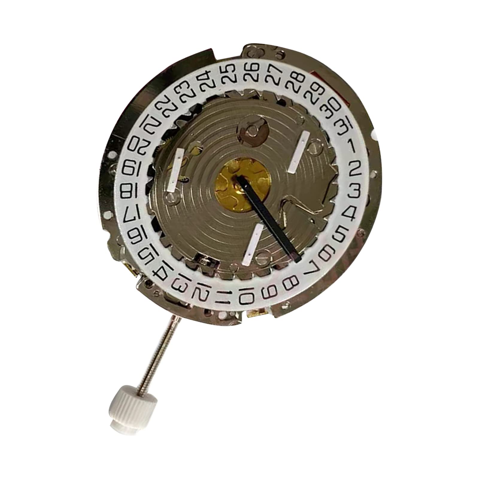 MOUDOAUER Mechanizm zegarka kwarcowego, kalendarz na godzinę 4, akcesoria do zegarków ISA 8171