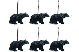 Black Bear Shower Curtain Hooks: Safety and Durability for Every Bathroom