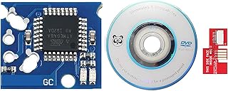 HUAYUWA Game Upgrade Kits (Red, Version: NTSC-U) Fits for Gamecube SD2SP2 Mircro SD Card Adapter SDLoad SDL TF Card Reader Xeno Chip Mini Disc Spare Parts