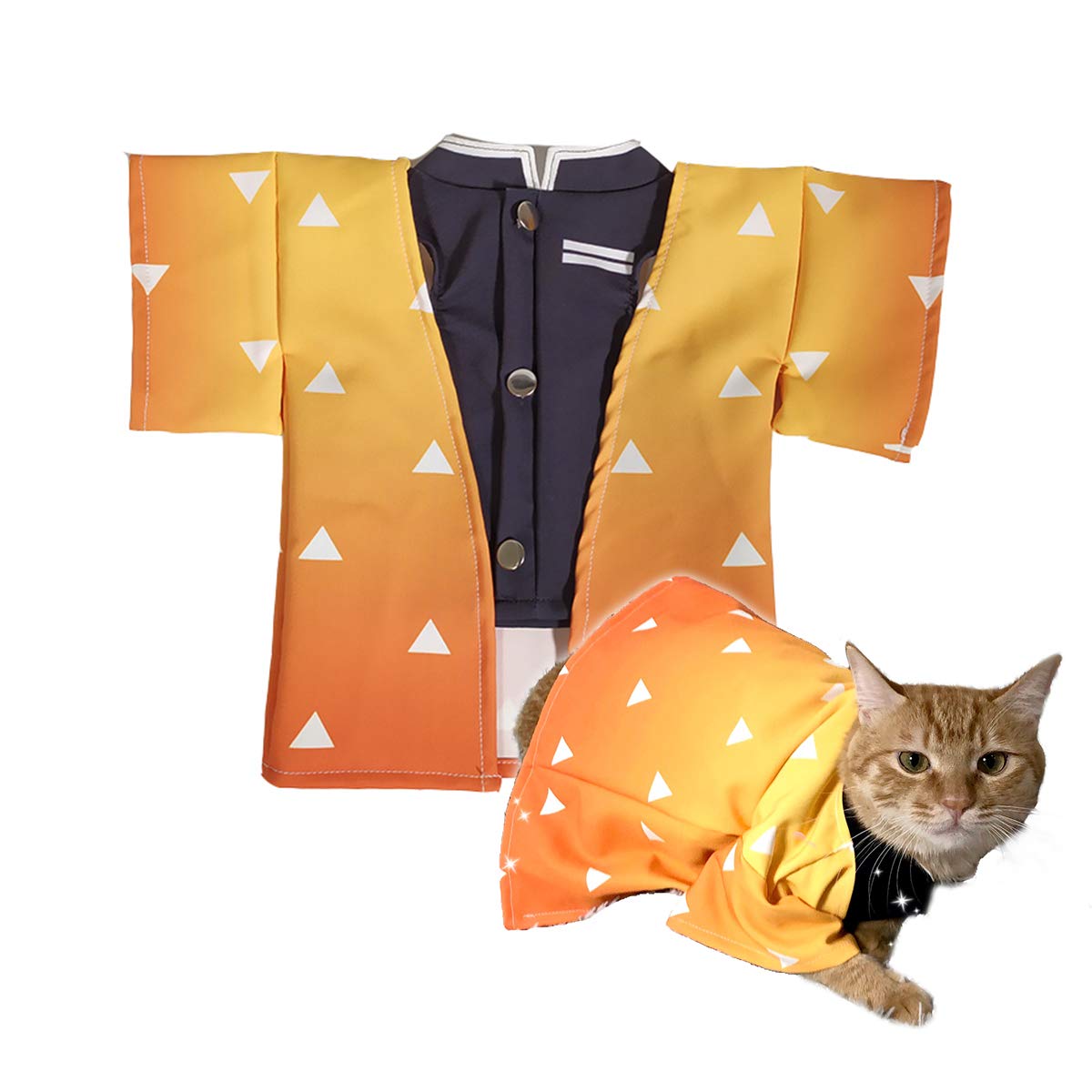 いぬ 鬼滅の刃 Amazon | 鬼滅の刃 ペット服 通気 犬服 春夏 猫服 コスプレ 小型