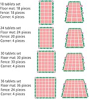 Vista 4 de ALGFree - Alfombra de juegos para rompecabezas (0.6 in, plegable, con baldosas de espuma), do