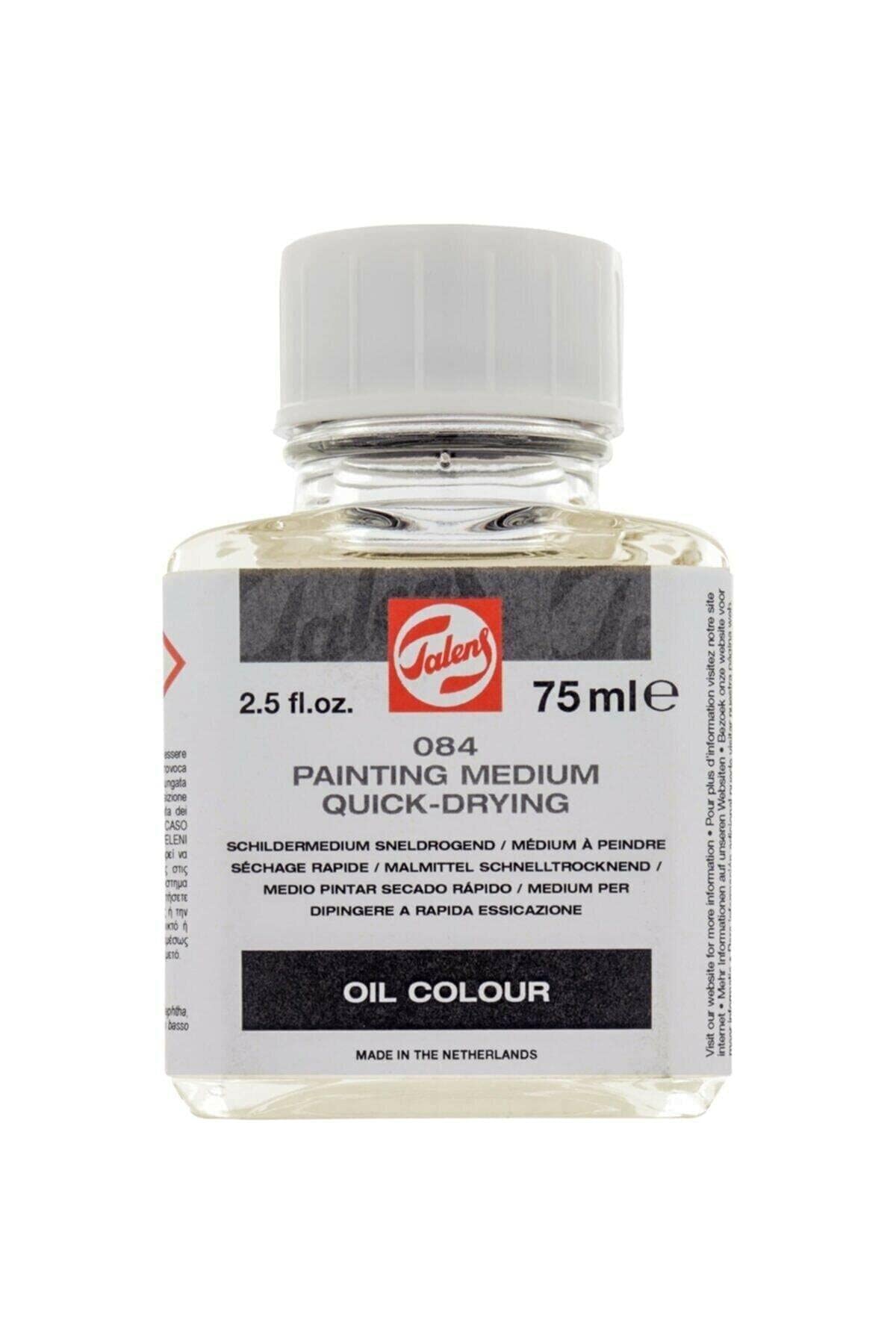 Talens White/Dark Grey Heather Medium For Paint Quick Drying 75Ml No. 084