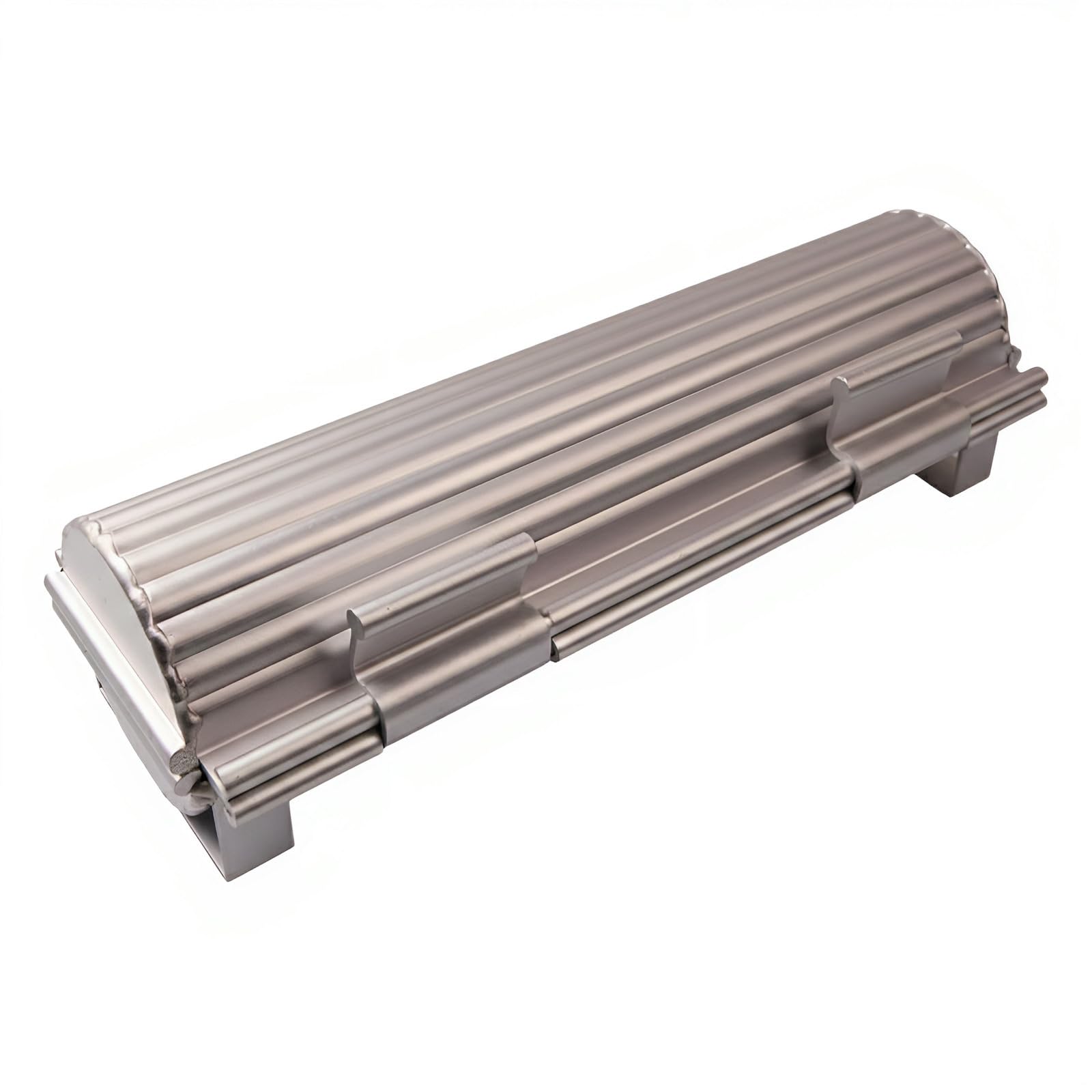 Forma do pieczenia chleba ze stopu aluminium, 30 cm, pieczenie w piekarniku z klapką, nieprzywierająca patelnia do tostów, zawiera otwór wentylacyjny 3 mm i falistą konstrukcję, srebrna