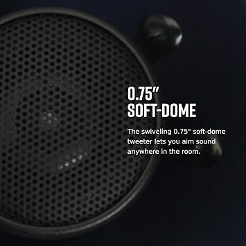 Polk Audio RC60i 2-Way Premium in-Ceiling 6.5 Speakers, Round Indoor Speakers, Perfect for Damp and Humid Indoor Placement - Bath, Kitchen, Covered Porches (White, Paintable Grille), 1 Pair