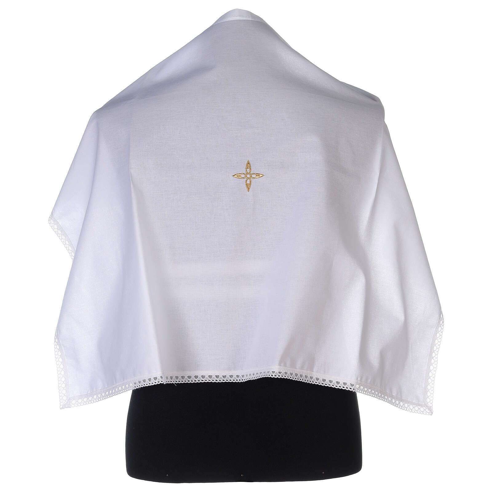 Camiseta Algodón Blanca Flor Bordada Calada | Roberto Verino