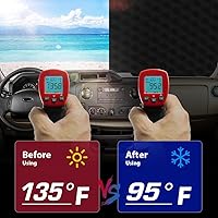 Vista 8 de BougeRV Cubierta de nieve para parabrisas de autocaravana para clase B, Dodge Mercedes Sprinter (2006-2015) para ventana delantera, accesorios