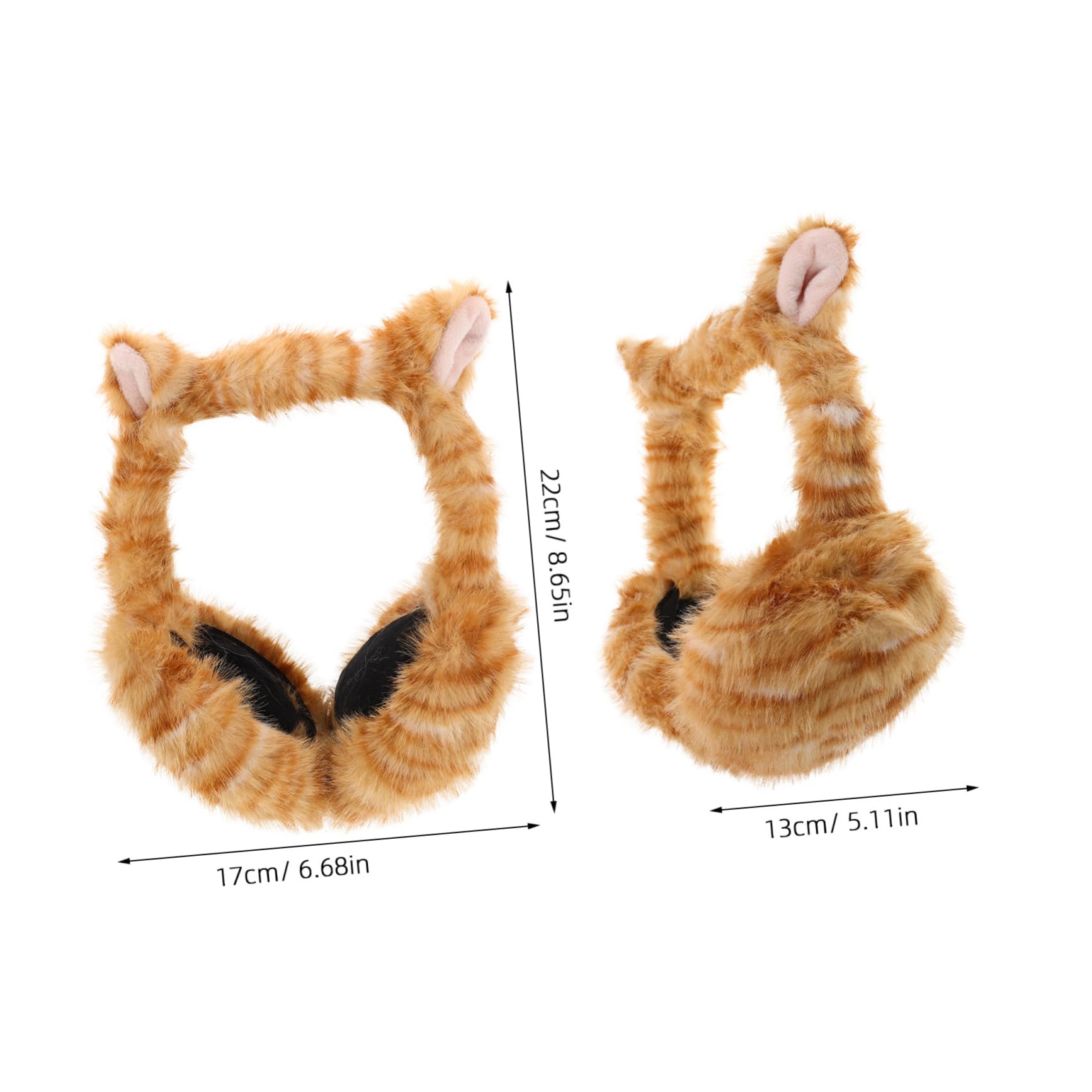 NOLITOY Thermal Ear Muffs for Winter Boys and Girls Ear Protectors for Cold Unisex Cartoon Style Foldable Warm for Boys Girls