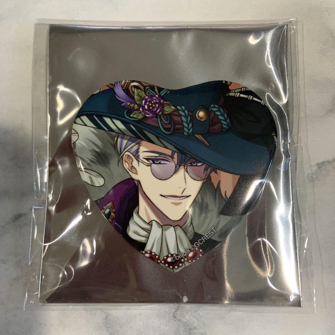 Amazon | 夢職人と忘れじの黒い妖精 ゆめくろ ハート型缶バッジ