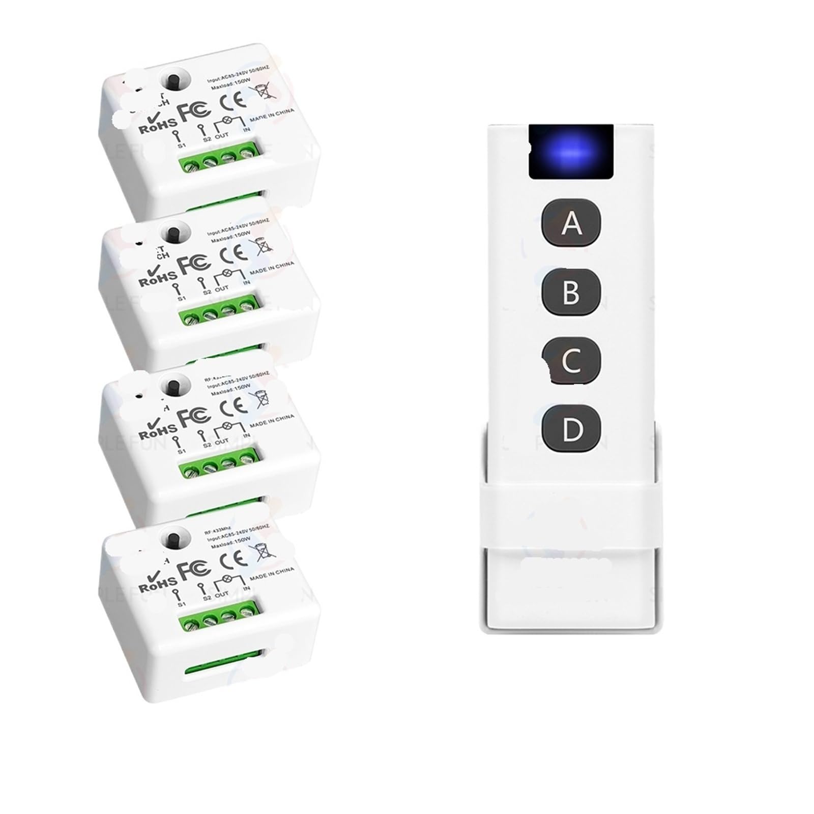 Interrupteur récepteur électrique 220V résout le manque de commandes - 2