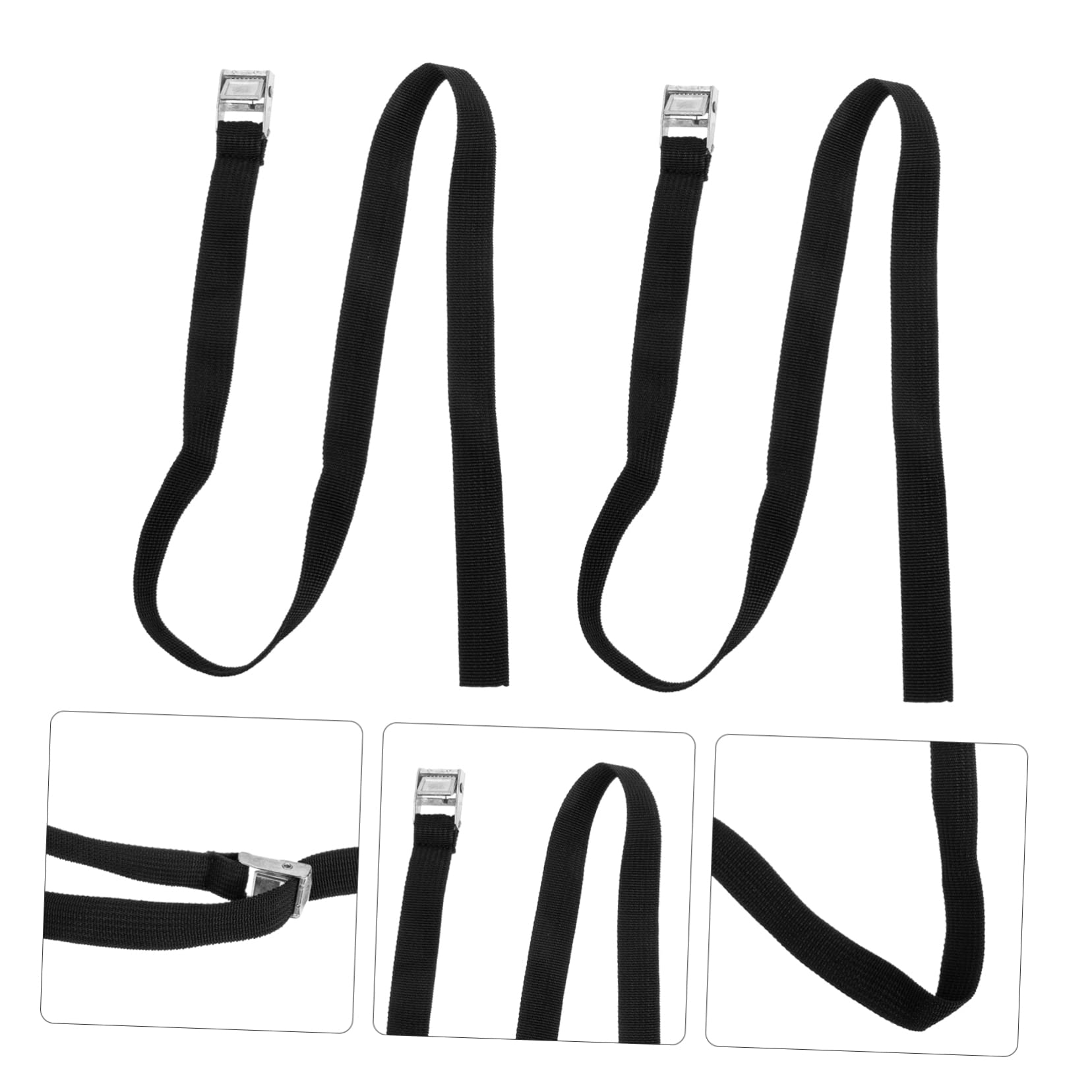 UKCOCO 3sets 2pcs Outdoor Surfboard Fixator Strap Durable Fitness Equipment Luggage Bundling Belt Strong Bearing Capacity for Kayaking Cargo Roof Rack Use 2pcs*3