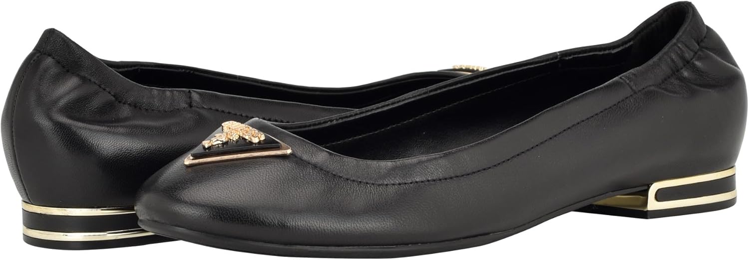 Guess Women's Miffy Ballet Flat, Black 002, 8