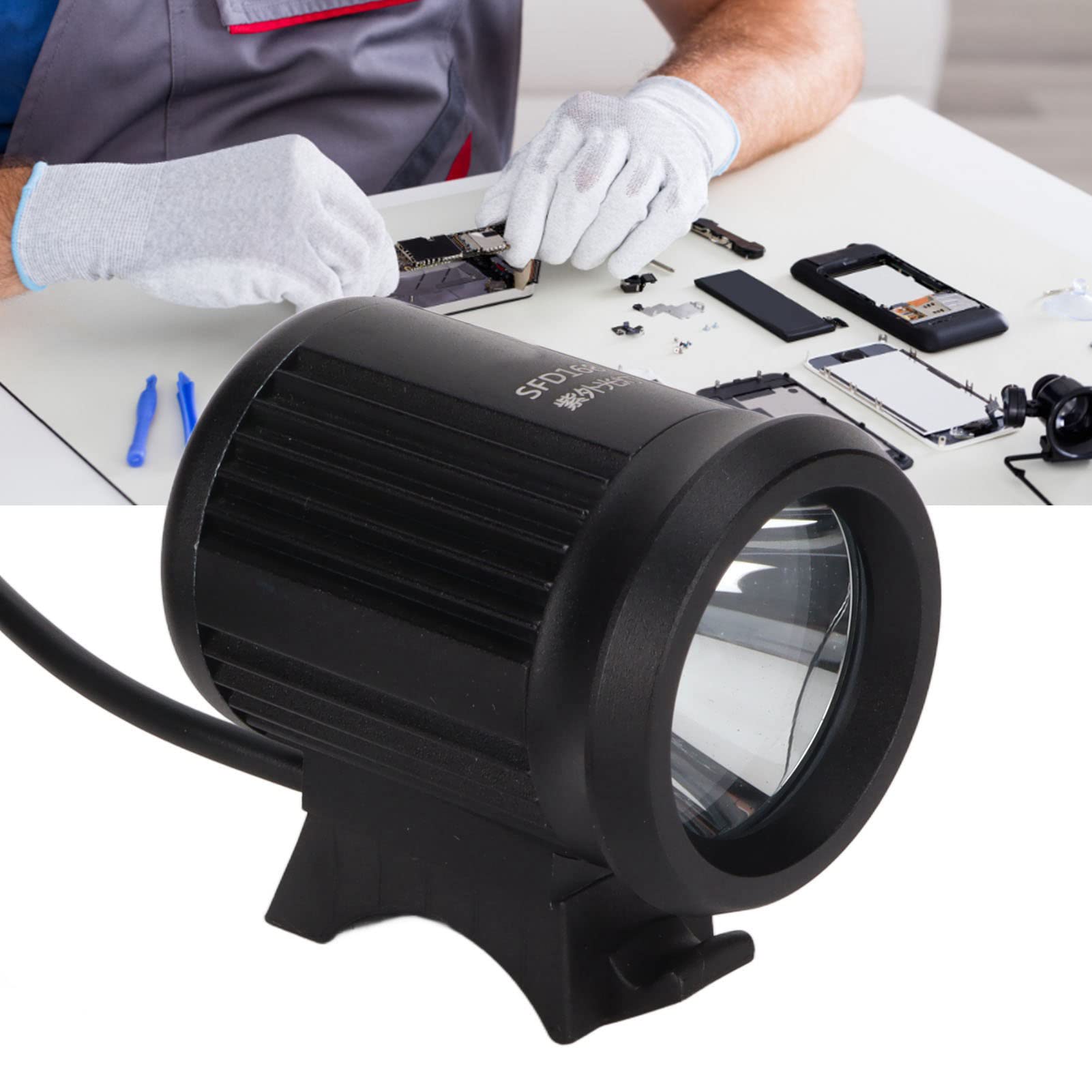 UV Torch Light, 9 LED 395nm Ultraviolet Flashlight, Handy Uv Torch Powerful Black Lights Pets Urine Detector For Resin Curing Find Dry Stains On - View #12