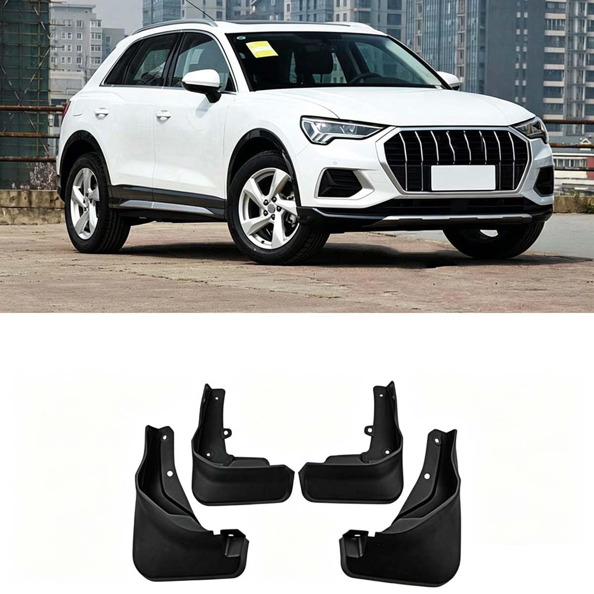 Car mud flaps,Compatible with Audi Q3 2019-2023,Car exterior accessories